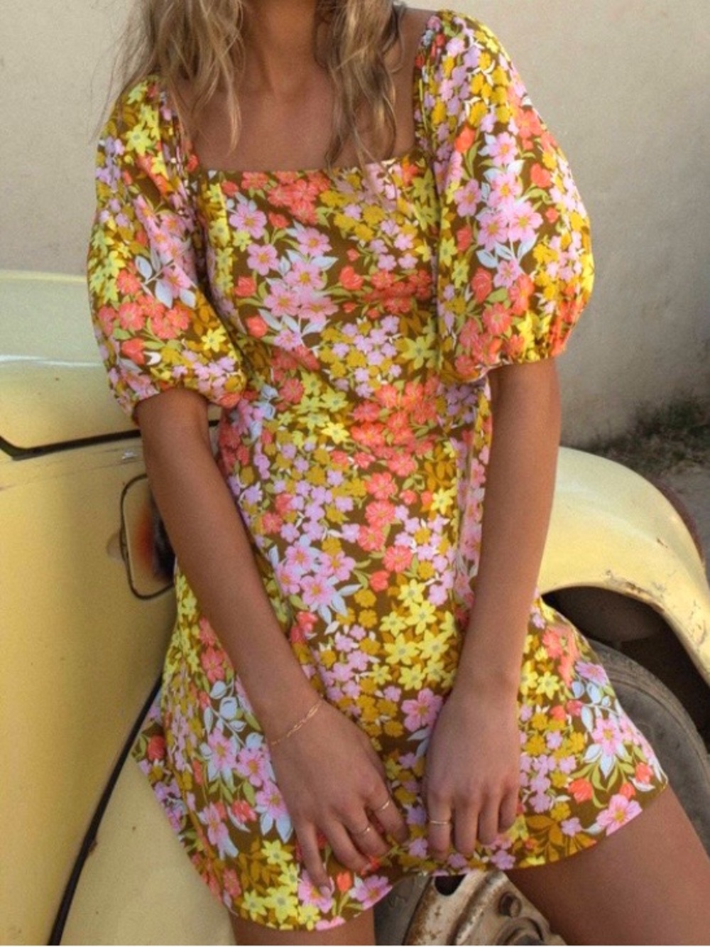 NWT Billabong Paradise Dress Floral Size Medium